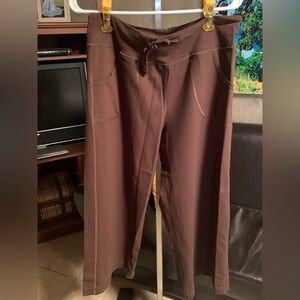 Lululemon capris. Size 8.  Brown.  Good used condition.